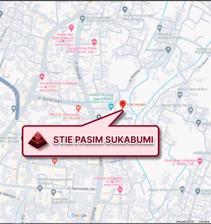 Lokasi Kampus & Peta (Google Map) Sekolah Tinggi Ilmu Ekonomi Pasim Sukabumi Nomor
